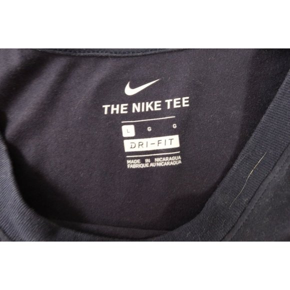 CHICAGO BEARS Shirt Women's Nike Tee Short Sleeve Crew Neck Blue Large - Picture 3 of 11